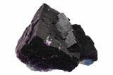 Deep Purple, Cubic Fluorite Crystal Cluster - Elmwood Mine #153329-3